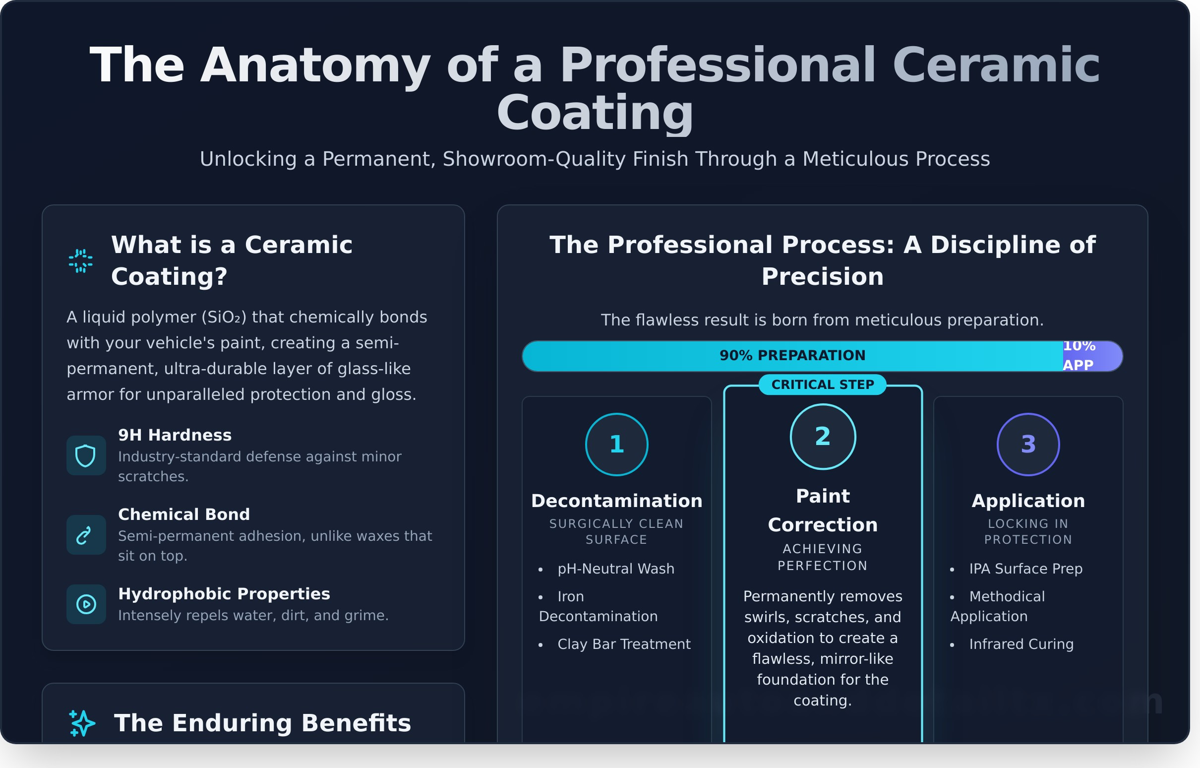 Ceramic Coating Service: The Definitive Guide to Lasting Shine & Protection - Infographic
